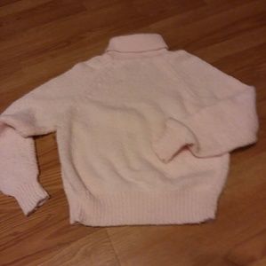 Pink turtle neck sweater EUC